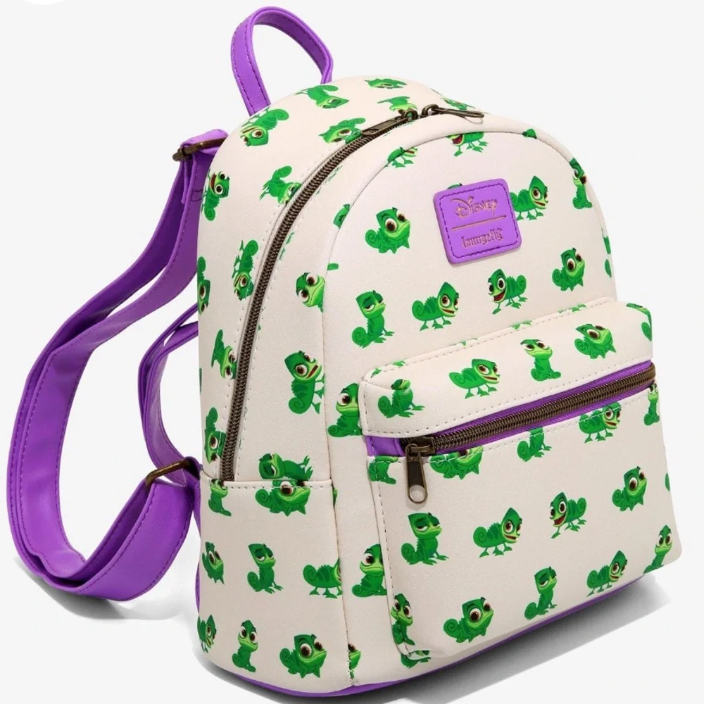Loungefly Disney Tangled Pascal Poses Mini Backpack - Picture 4 of 5